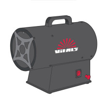 Обігрівач газовий акумуляторний Vitals GHB-153