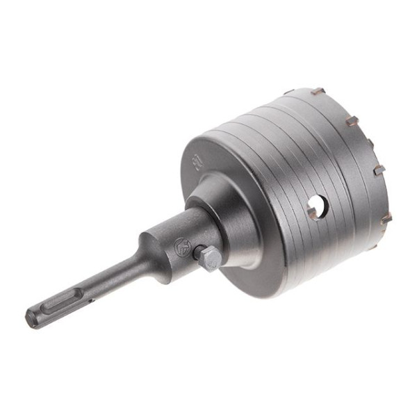 Свердло корончате по бетону 80 мм, перехідник SDS-Plus 100 мм INTERTOOL SD-7080 Свердло корончате по бетону 80 мм, перехідник SDS-Plus 100 мм INTERTOOL SD-7080