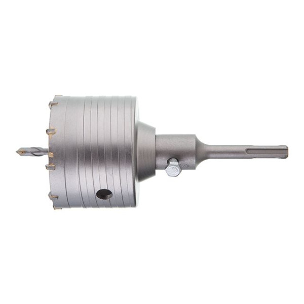 Свердло корончате по бетону 80 мм, перехідник SDS-Plus 100 мм INTERTOOL SD-7080 Свердло корончате по бетону 80 мм, перехідник SDS-Plus 100 мм INTERTOOL SD-7080