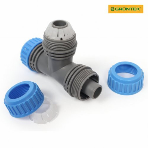 Роз'єм із трьома виходами GRUNTEK 3/4" Роз'єм із трьома виходами GRUNTEK 3/4"
