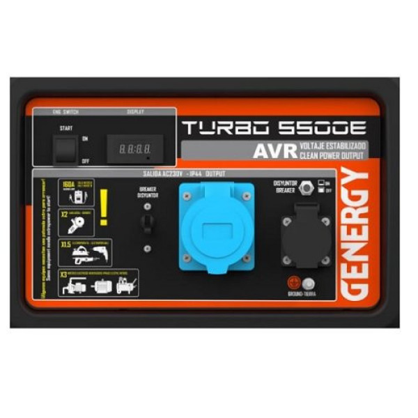 Генератор бензиновий GENERGY TURBO 5500 E 5,5 кВт Генератор бензиновий GENERGY TURBO 5500 E 5,5 кВт