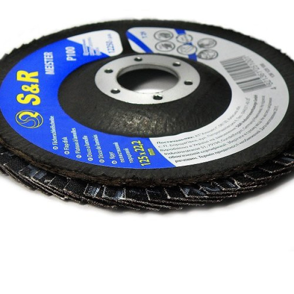 Круг зачисний пелюстковий S & R Meister 125x22.2, Z100 Круг зачисний пелюстковий S & R Meister 125x22.2, Z100