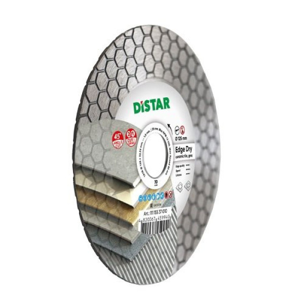 Коло алмазне Di-star Edge Dry 1A1R 125 45° 7D кераміка Коло алмазне Di-star Edge Dry 1A1R 125 45° 7D кераміка