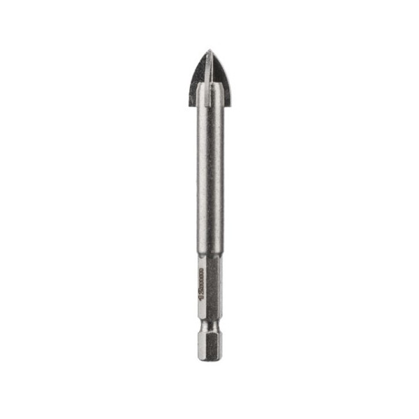 Свердло по склу та кераміці, 12 мм, HEX 1/4" INTERTOOL SD-0292 Свердло по склу та кераміці, 12 мм, HEX 1/4" INTERTOOL SD-0292