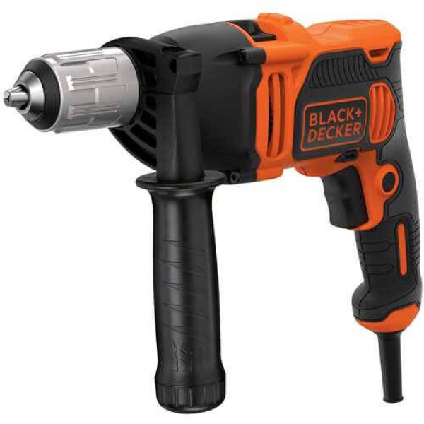 Дрель сетевая ударная BLACK+DECKER BEH850K сетевая ударная