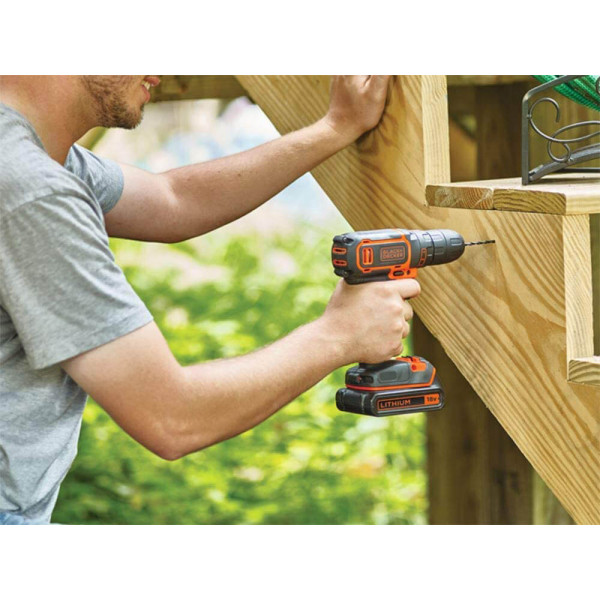 Дриль-шурупокрут акумуляторний BLACK+DECKER BDCDC18KB Дриль-шурупокрут акумуляторний BLACK+DECKER BDCDC18KB