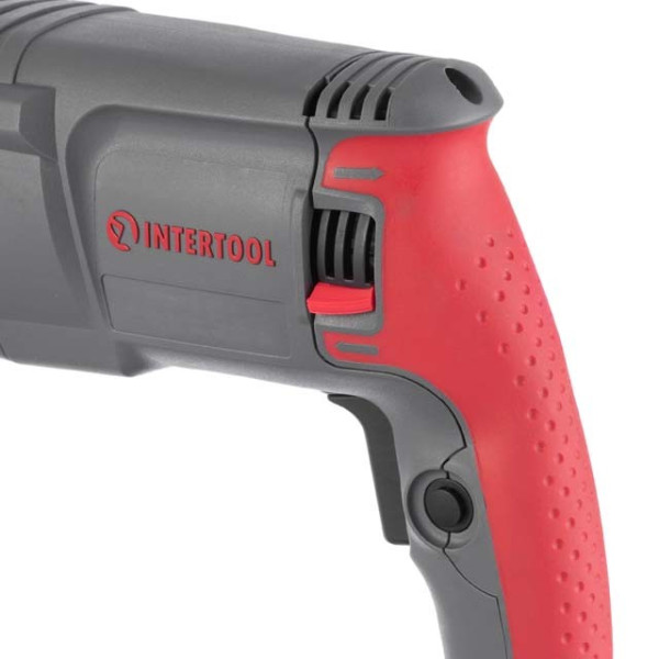 Перфоратор, 0,85 кВт, 3,2 Дж, 0-900 об/хв, 0-4400 уд/хв, 3 режими, SDS plus INTERTOOL DT-0180 Перфоратор, 0,85 кВт, 3,2 Дж, 0-900 об/хв, 0-4400 уд/хв, 3 режими, SDS plus INTERTOOL DT-0180